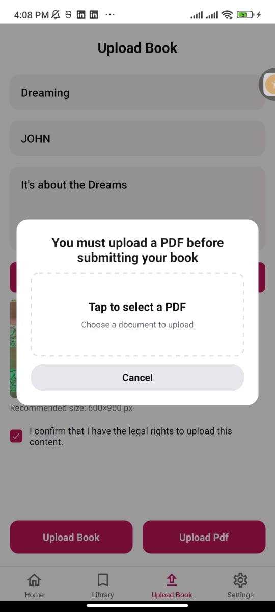 AI Book Summary Generator screen 9